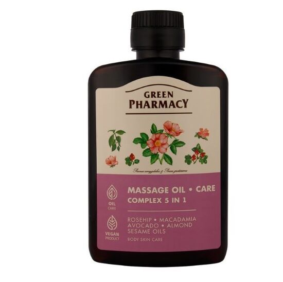 МАССАЖНОЕ МАСЛО КОМПЛЕКСНОЕ 5 в 1, 200 мл